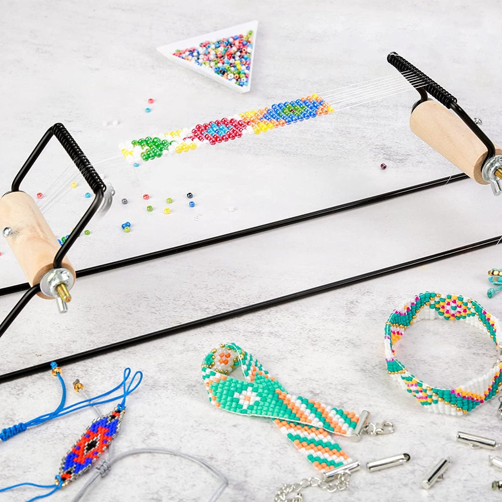 Metal Bead Loom Beading.