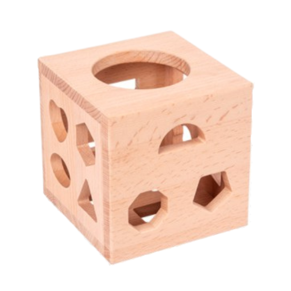 17 Pieces Wooden Baby Shape Sorter