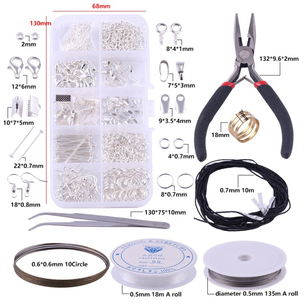 Earring and Bracelet Making DIY Supply Kit