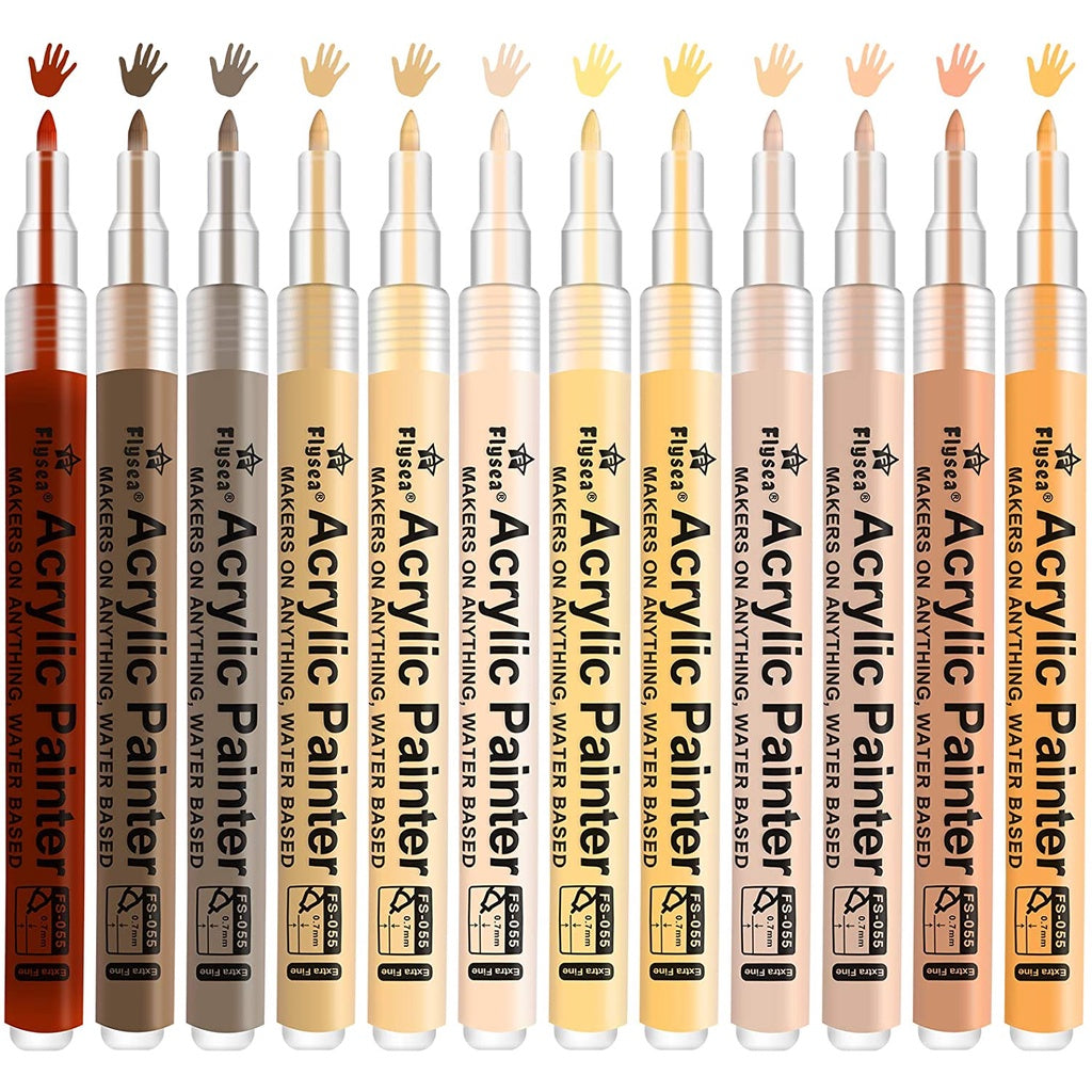 0.7mm Fine Tip Acrylic Paint Pens