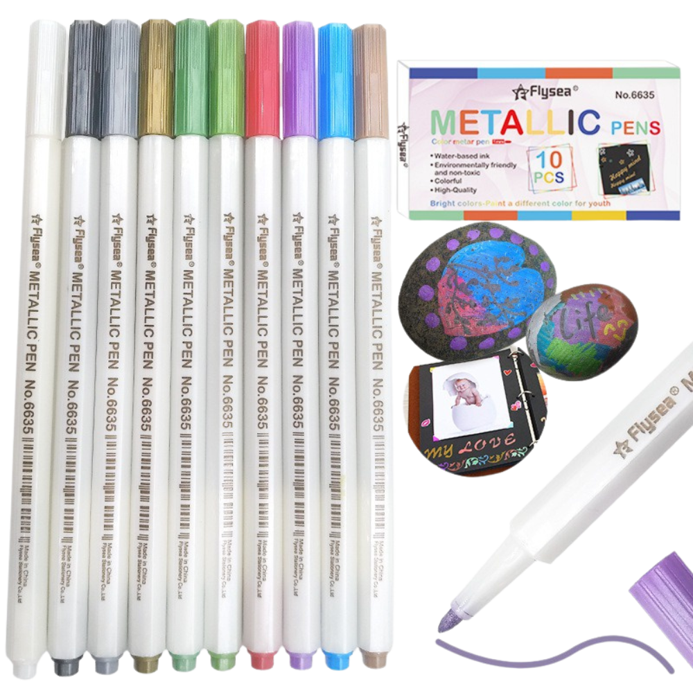 Metallic Fine Tip Marker Pen