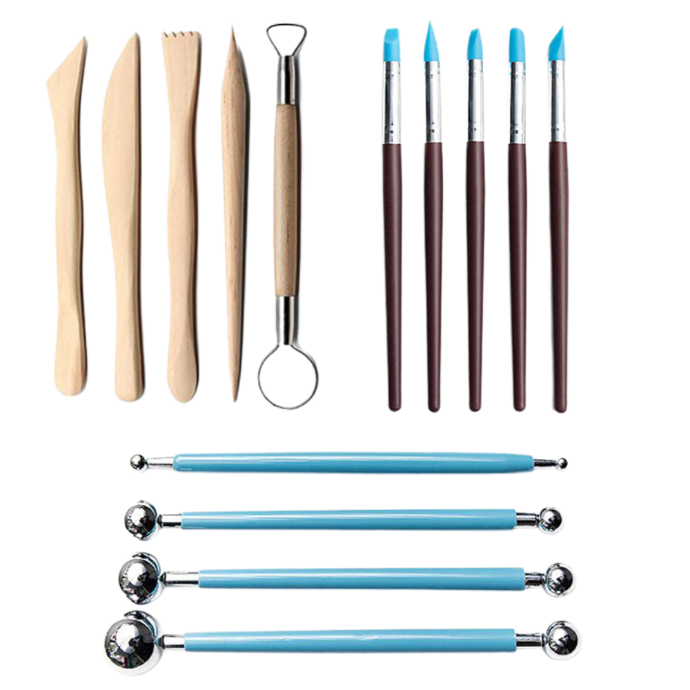 25Pcs Polymer Clay Sculpting Tool Set.