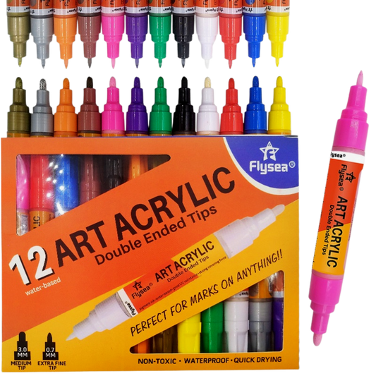 Double Tip Acrylic Paint Pens