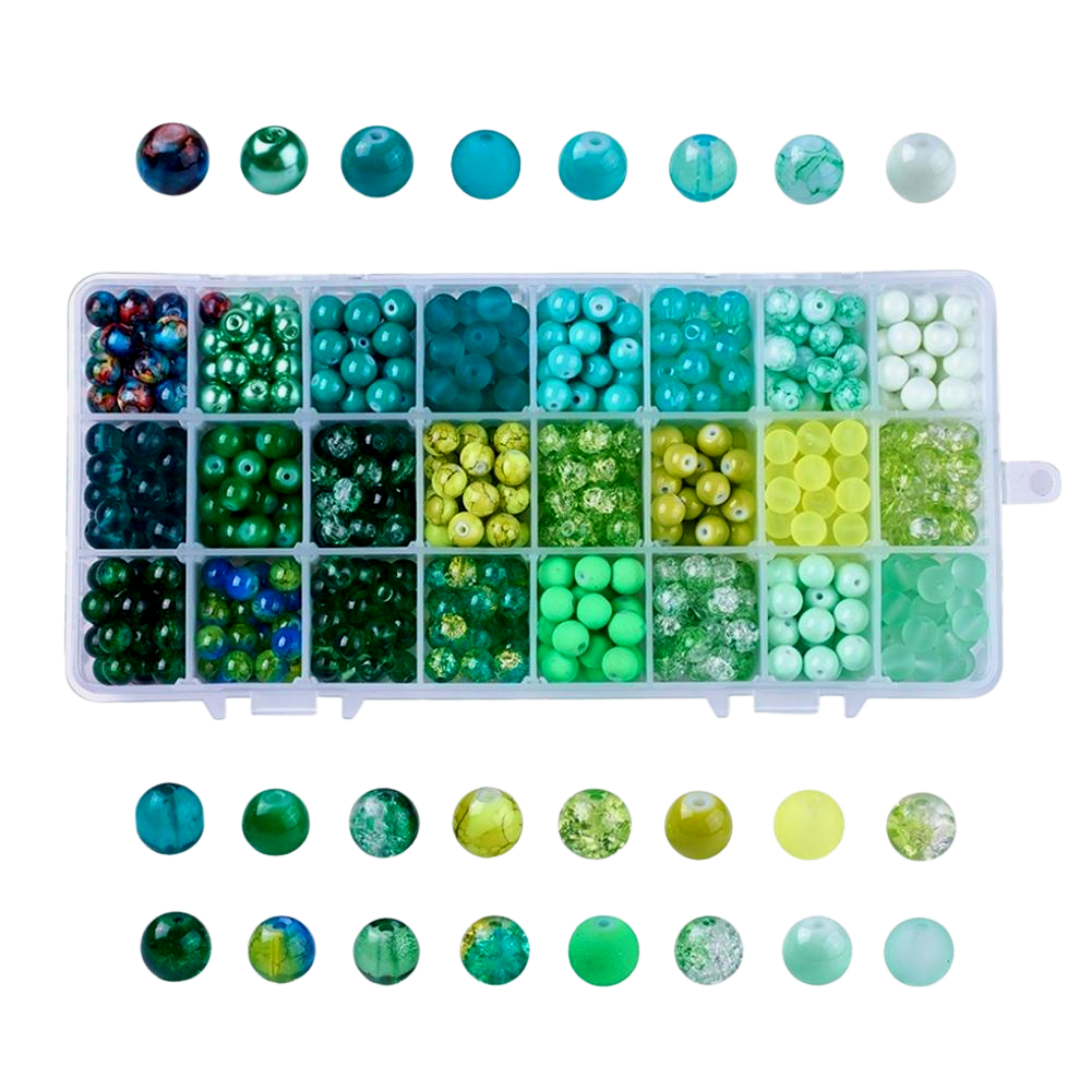 Glass Beads Bracelet Making Kit DIY.