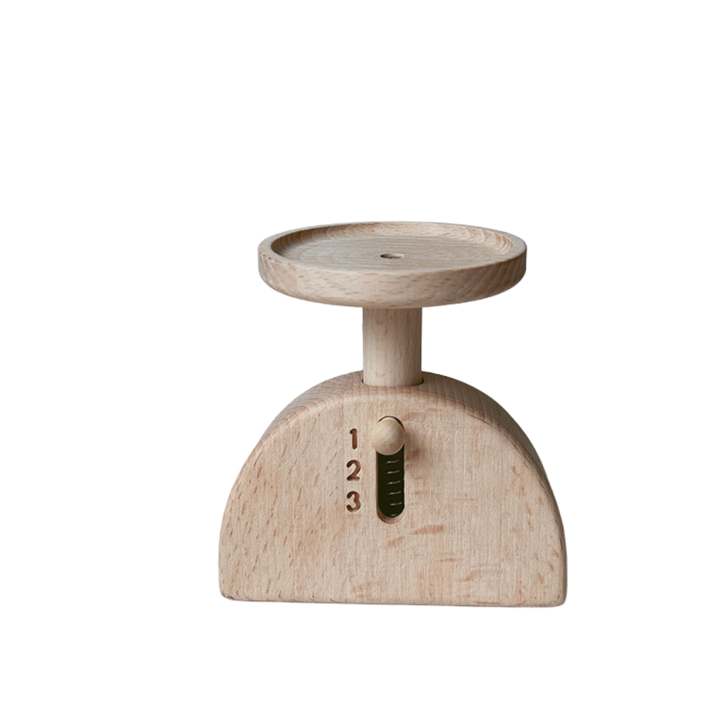 Wooden Weighing Scale Toy.