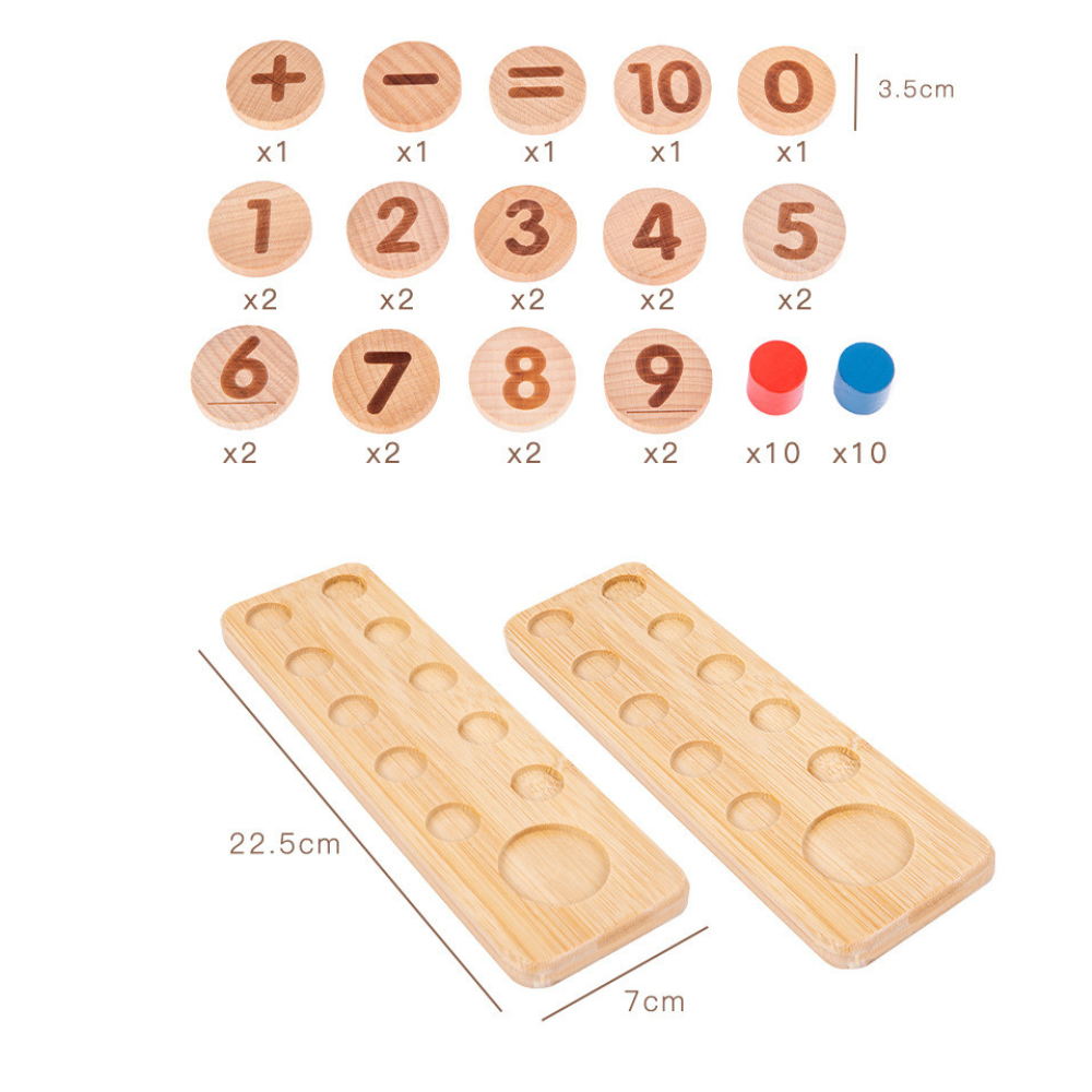 Educational Wooden Math Toy.