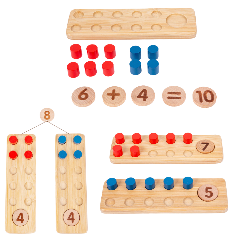 Educational Wooden Math Toy.