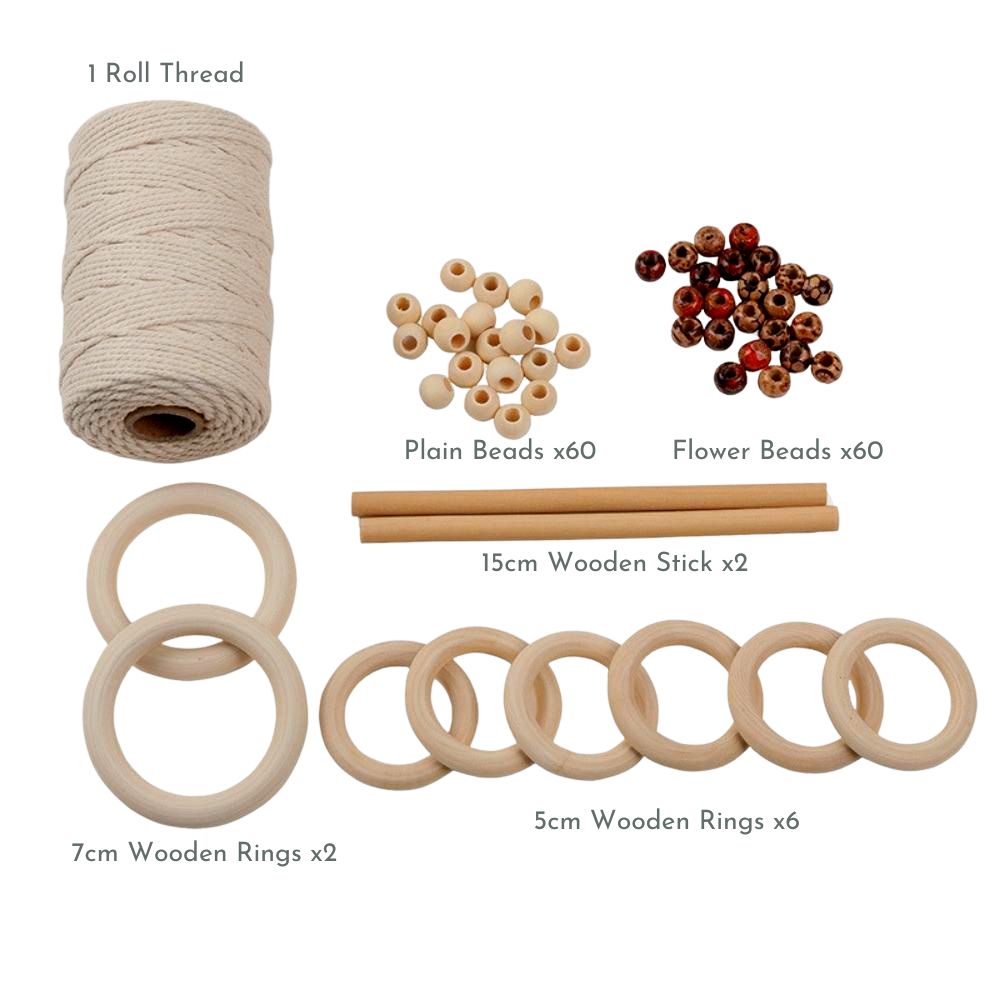 DIY Macrame Cord Craft Kit.