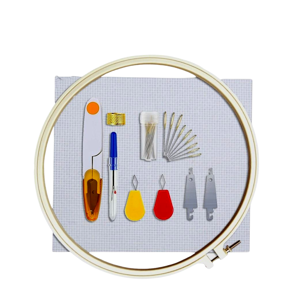 Embroidery Kit with Organiser Box.