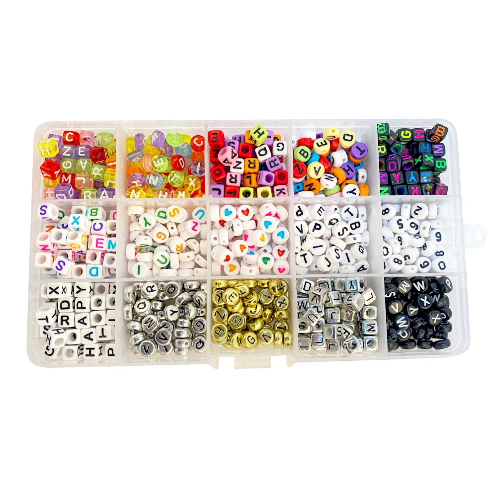 Colourful Glass Beads Set