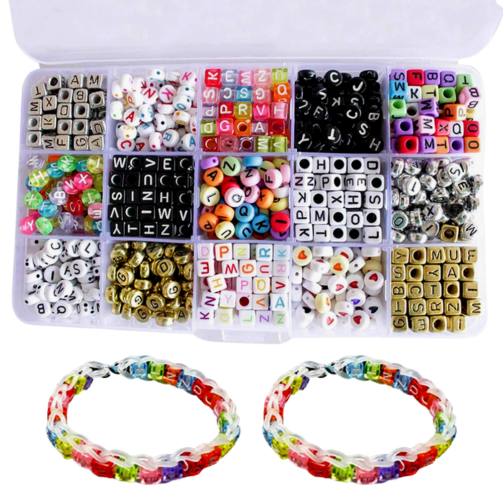 Colourful Glass Beads Set