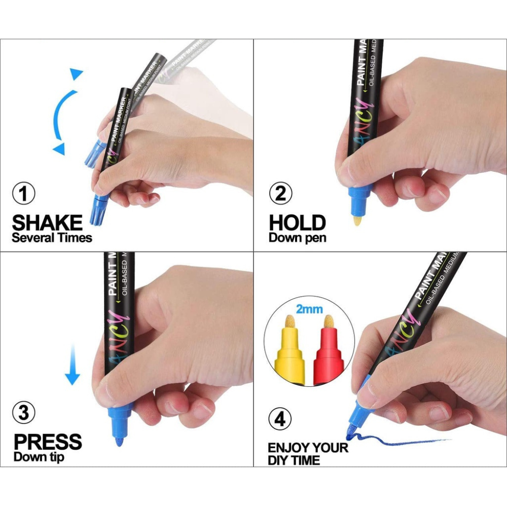 20 Colours Paint Pens – ditadot