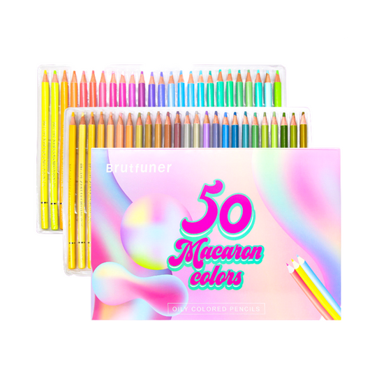 Brutfuner Oil-based Macaron Colour Pencils.
