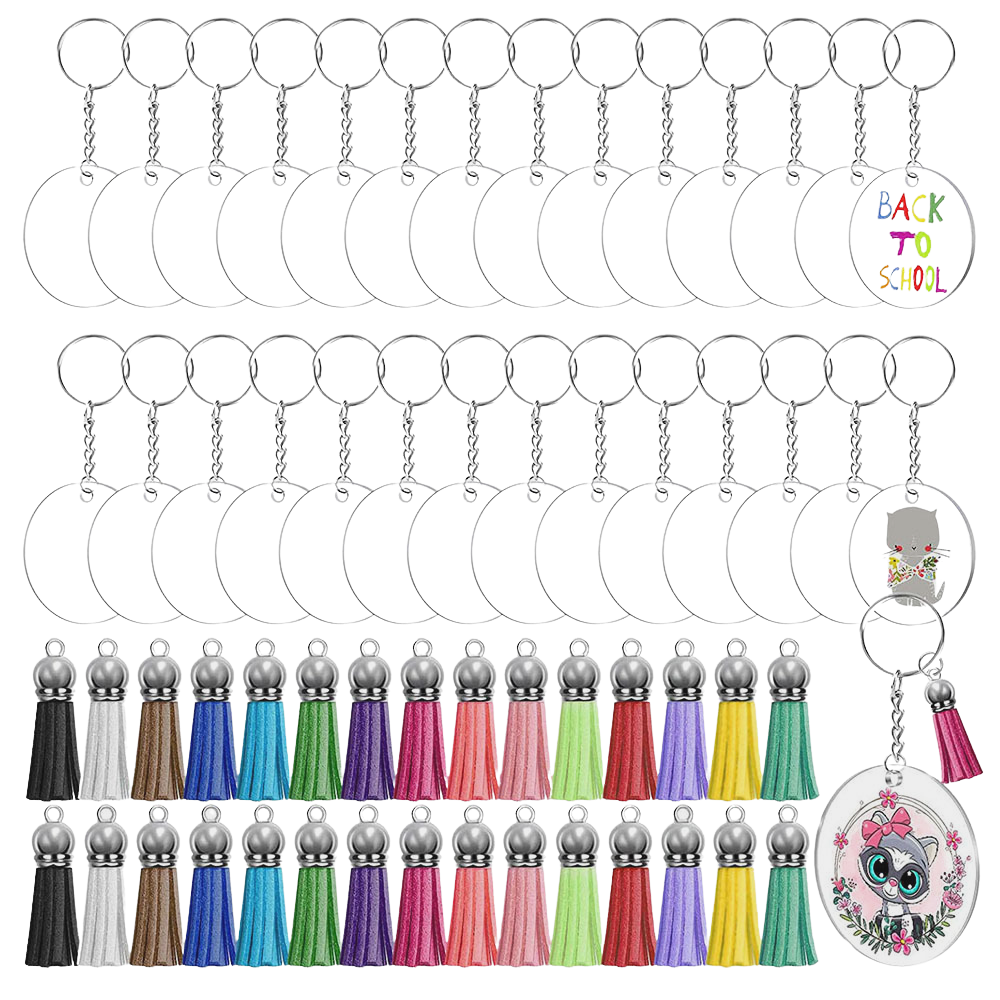 Round Blank Acrylic Keychains DIY Ditadot Round blank acrylic keychains diy ditadot