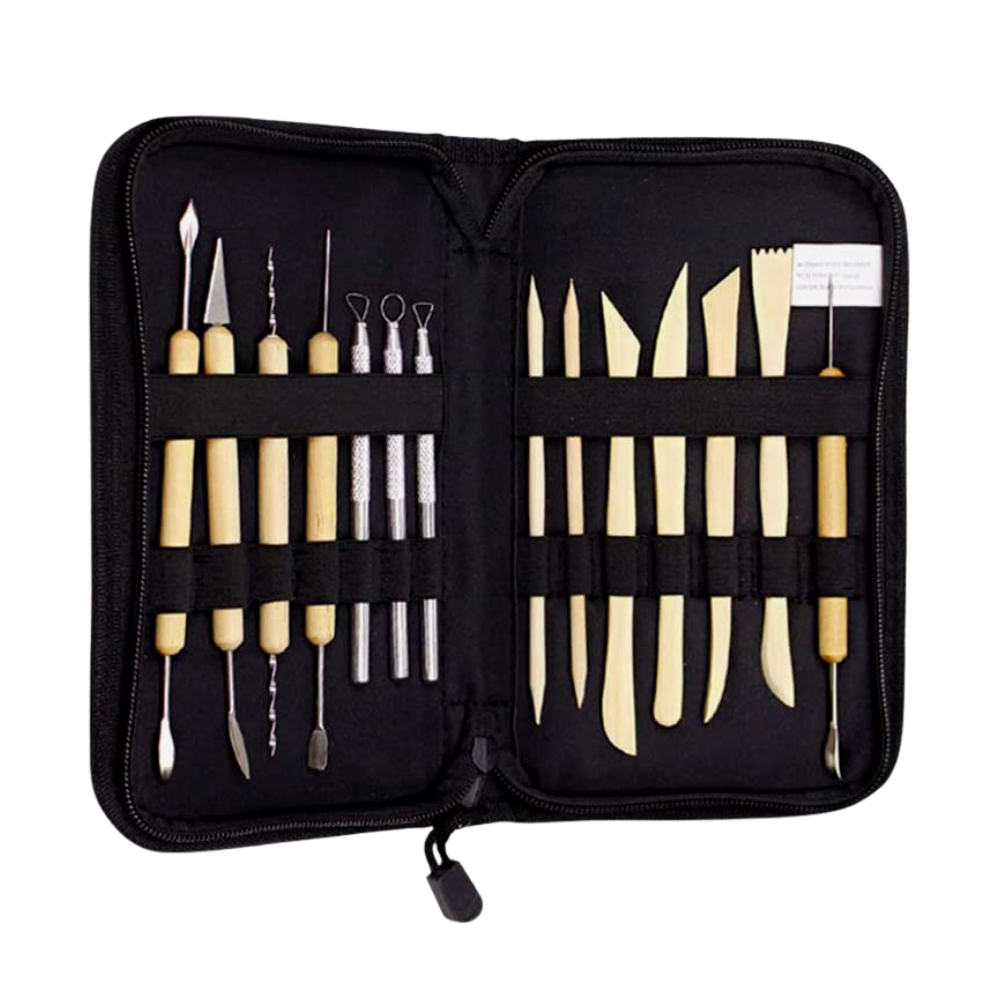 14Pcs Pottery Clay Sculpting Tool Set.